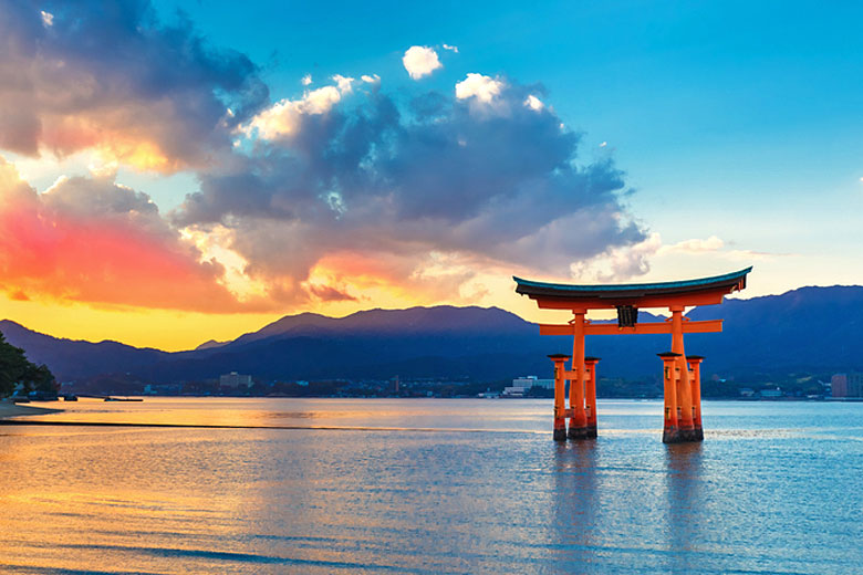Itsukushima Shrine near Hiroshima, Japan