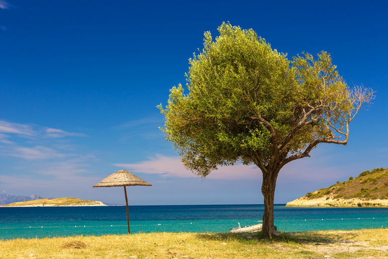 Quiet beach near Kusadasi, Izmir, Turkey