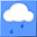 Light Rain Showers and Overcast Skies