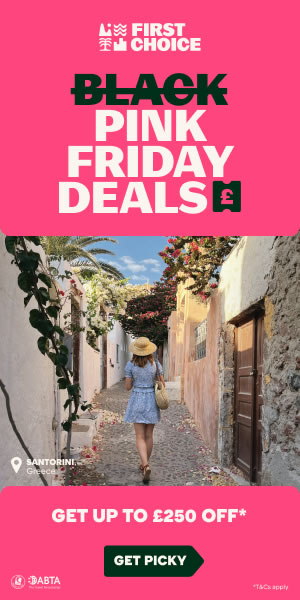 First Choice Pink Friday deals: up to £250 off holidays in 2024/2025