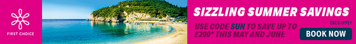First Choice: Save up to £200 on May holidays