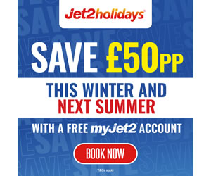 Jet2holidays: £50 per person off this winter & next summer