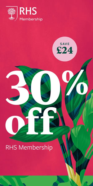 RHS membership offers: 30% off with direct debit