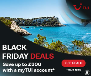 TUI Black Friday sale: up to £300 off holidays in 2025/2026