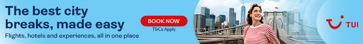 TUI: Book online & save on city breaks in 2021/2022