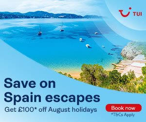 TUI: £100 off holidays to Spain in August 2022