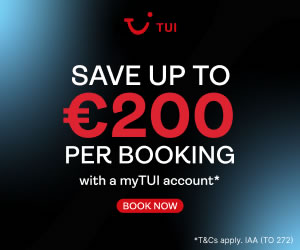 TUI Black Friday sale: up to €200 off holidays in 2026/2027 with myTUI
