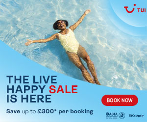 TUI LIVE HAPPY SALE: Save up to £300 per booking