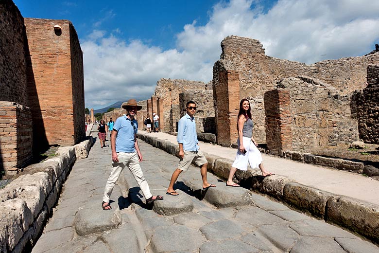 Abbey Road moment in the ruins of Pompeii © Kent Wang - Flickr Creative Commons