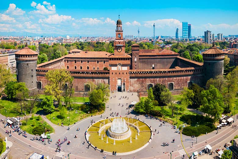 Imposing Sforzesco Castle Imposing Sforzesco Castle
