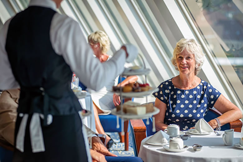 Afternoon tea on board Braemar - photo courtesy of Fred Olsen Cruise Lines