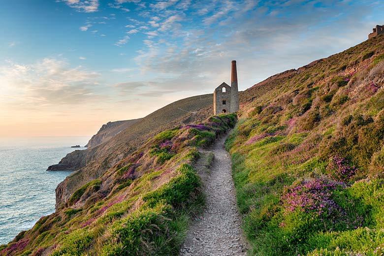 The striking Wheal Coates engine house, Cornwall
