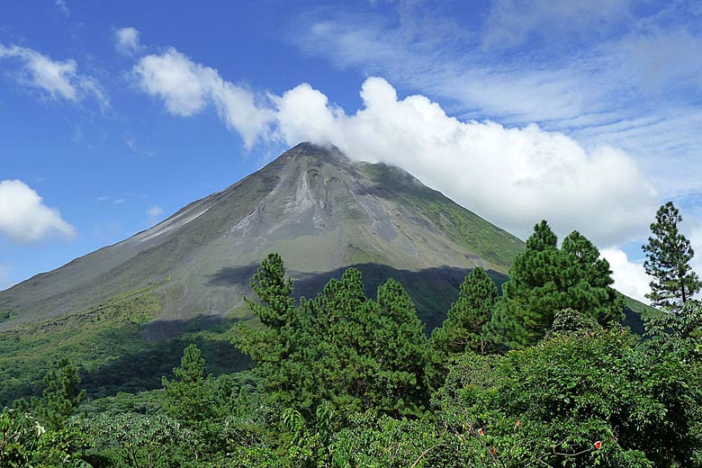 Arenal, one of seven active volcanoes in Costa Rica