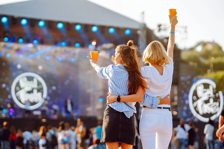 Taking in a music festival while travelling is popular with Gen Z travellers