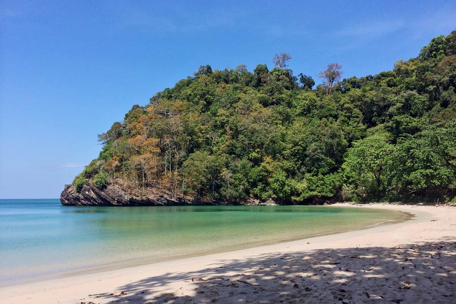 Beach in southern Thailand