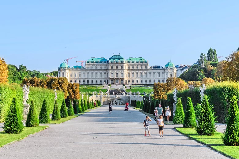 Ornate Belvedere Gardens, Vienna