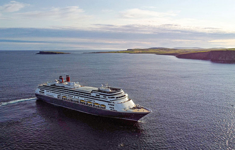 Bollette cruising off Marwick Head, Orkney Islands