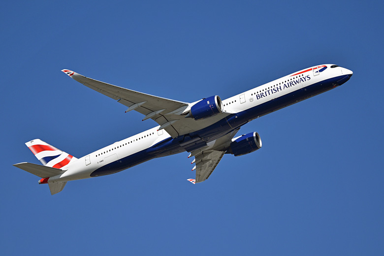 British Airways A350 taking off © <a href='https://www.flickr.com/photos/ajw1970/52161341971/' target='new window o108266' rel='nofollow'>Alan Wilson</a> - Flickr <a href='https://creativecommons.org/licenses/by-sa/2.0/' target='new window l108266' rel='nofollow'>CC BY-SA 2.0</a>