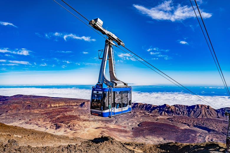 Cable car to the summit of Mount Teide, Tenerife
