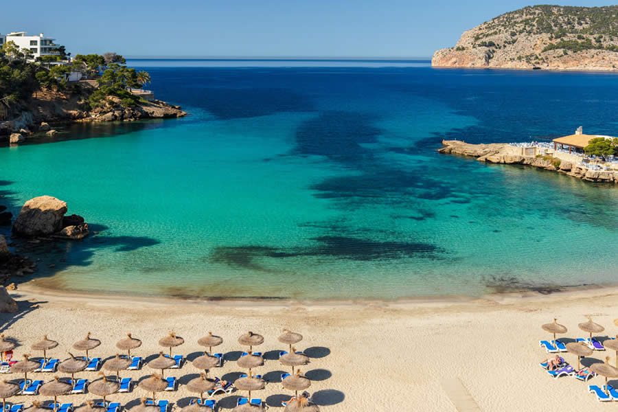 View of Camp de Mar Cove from H10 Blue Mar, Majorca © H10 Hotels