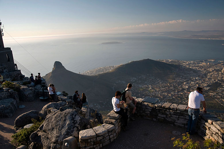 Cape Town from the top of Table Mountain - photo courtesy of South African Tourism