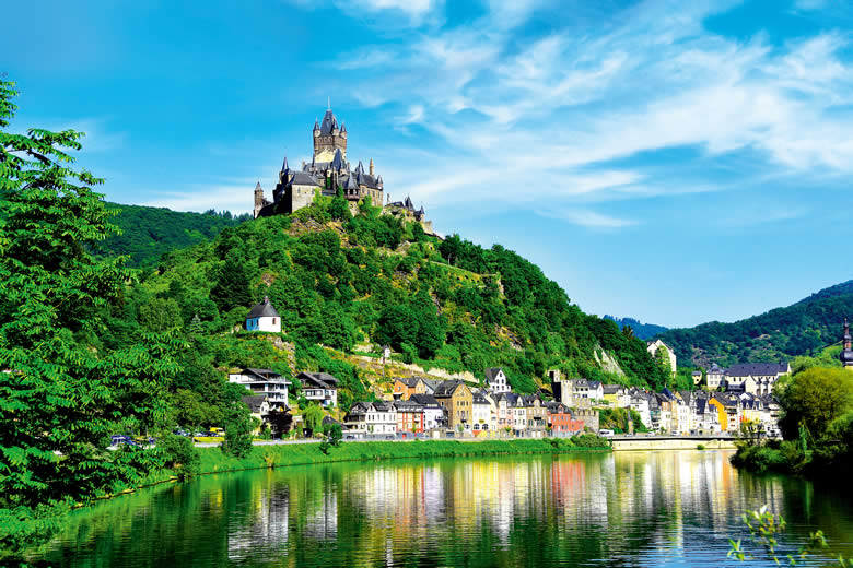Castle Reichsburg above Cochem on the River Moselle in Germany © TUI River Cruises