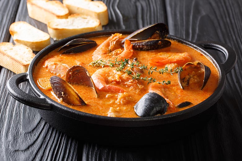 Catalan fish stew from the Costa Brava, Spain