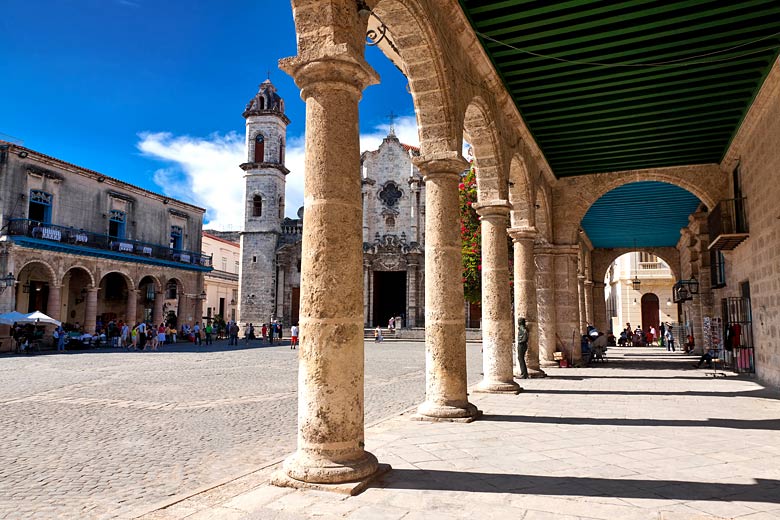 Cathedral Square in Old Havana, Cuba