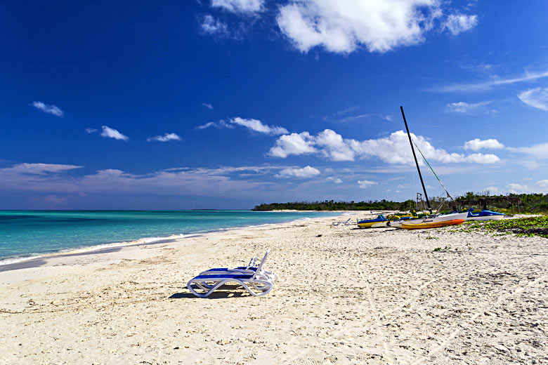 Deserted beach on Cayo Levisa, Cuba