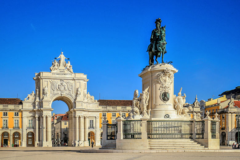 Square in the centre of historic Lisbon, Portugal © Christian - Fotolia.com