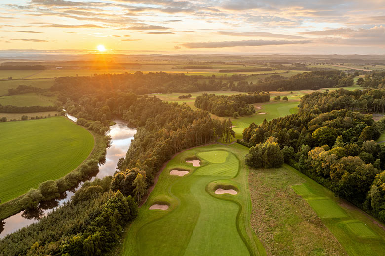 The championship golf course at SCHLOSS Roxburghe Hotel