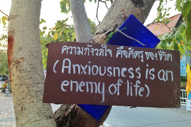 Chiang Mai Temple Sign