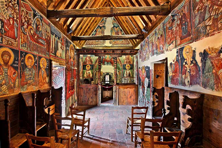 UNESCO World Heritage church of Archangel Michael at Pedoulas © Iraklis Milas - Adobe Stock Image