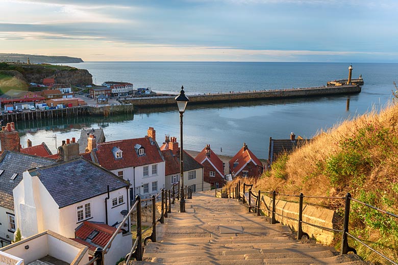 View from the 199 'Church Stairs' in Whitby