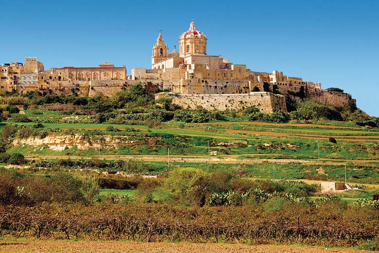 The fortified city of Mdina, Malta