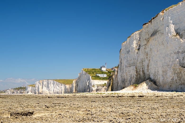 The white cliffs at Ault, Hauts-de-France The white cliffs at Ault, Hauts-de-France