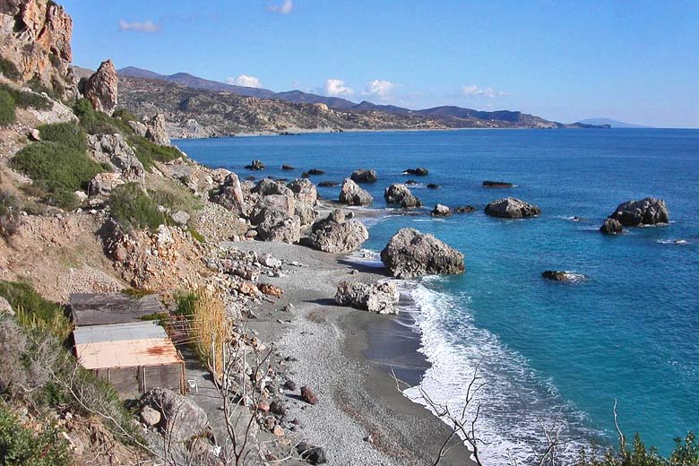 The coastline near Agia Fotini, Crete, Greece © Web Tablet - Panoramio