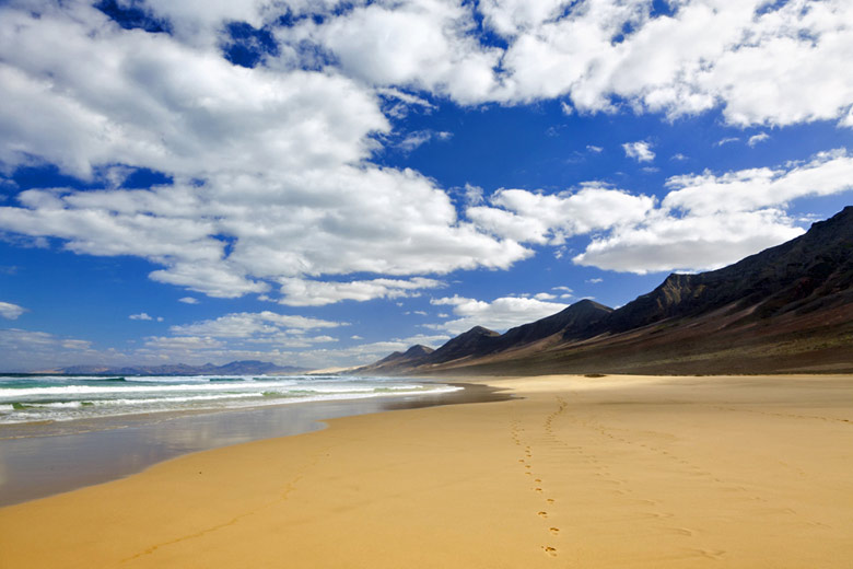 The wild west coast of Fuerteventura, Canary Islands