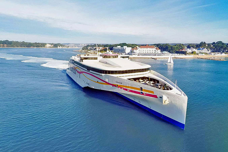 Condor Liberation leaving Poole Harbour