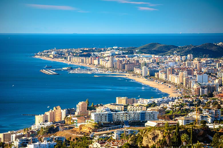 The sweep of sand at Fuengirola The sweep of sand at Fuengirola