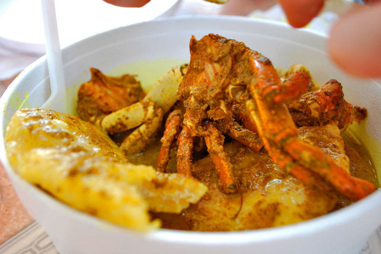 Curry crab and dumplings, Tobago © Kate Nevens - Flickr Creative Commons