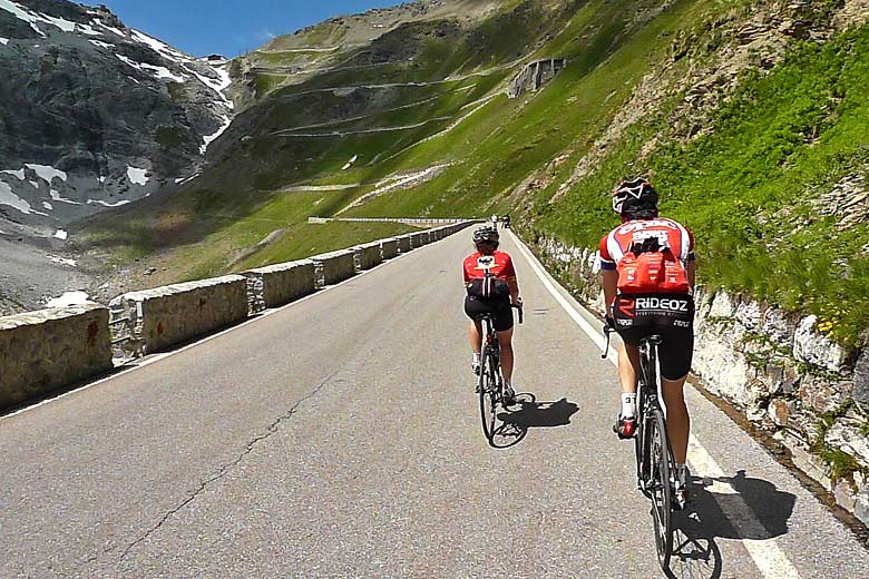 Cycling in the Italian Alps