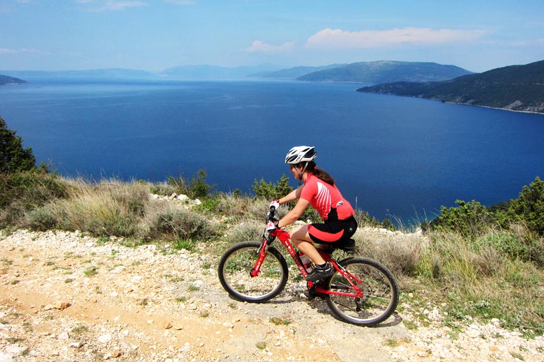 Cycling to Valun on the island of Cres