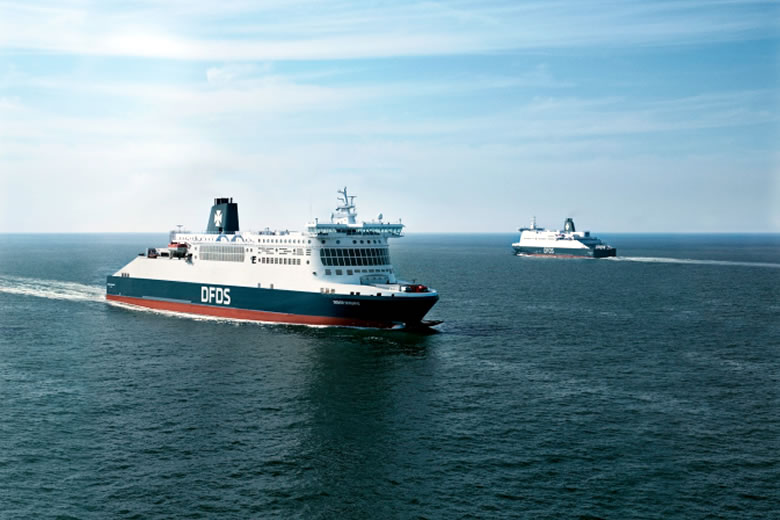 DFDS operates ferries between the UK and France & the Netherlands