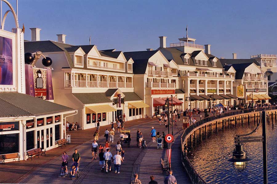 Disney's BoardWalk entertainment area - photo courtesy of Walt Disney World