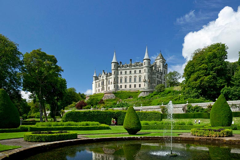 Majestic Dunrobin Castle near Dornoch