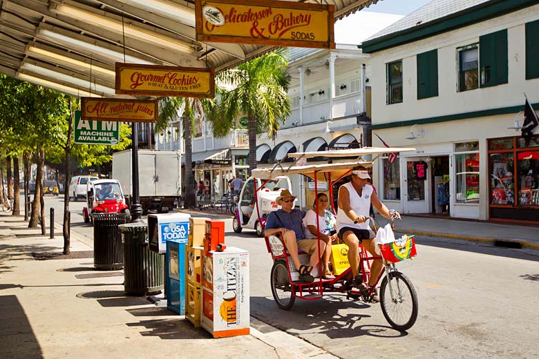 Duval Street at the heart of Key West, Florida Keys