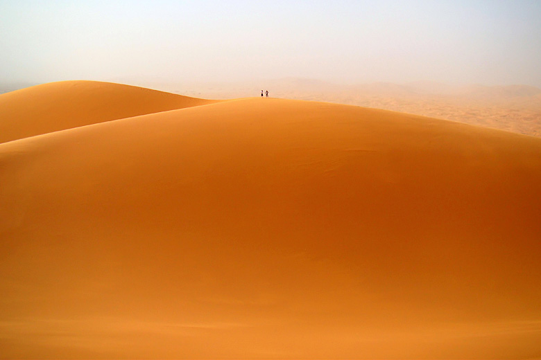 Erg Chebbi dunes east of Ouarzazate, Morocco