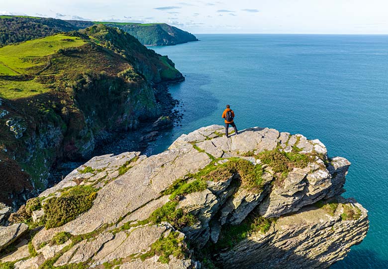 Hiking the Valley of Rocks, North Devon