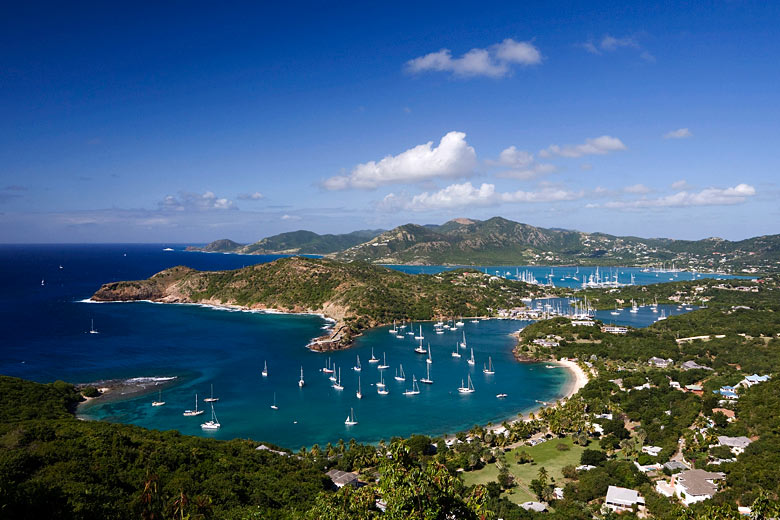 View of Falmouth Bay and English Harbour, Antigua